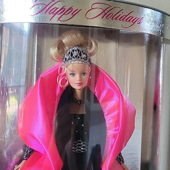 1998 Happy Holidays Barbie Doll  with her Keepsake Ornament - Picture 2 of 7